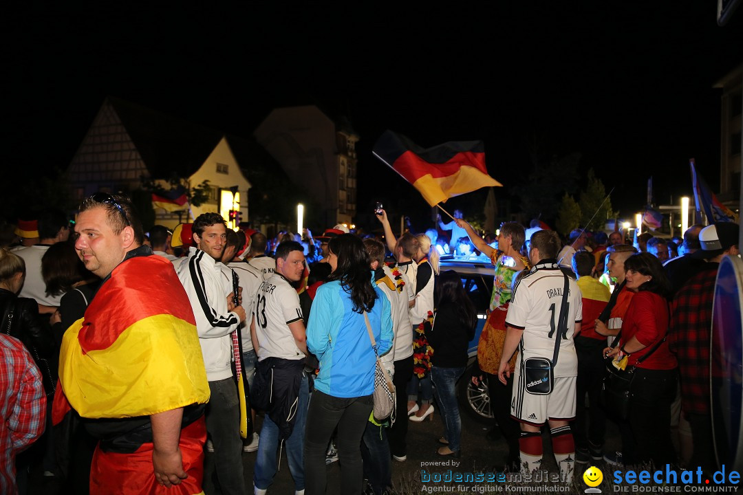 Weltmeister - Deutschland - WM2014: Singen am Bodensee, 13.07.2014
