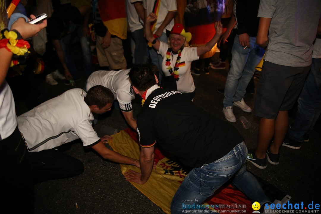 Weltmeister - Deutschland - WM2014: Singen am Bodensee, 13.07.2014