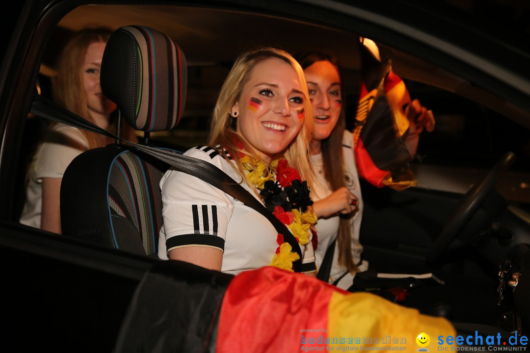 Weltmeister - Deutschland - WM2014: Singen am Bodensee, 13.07.2014