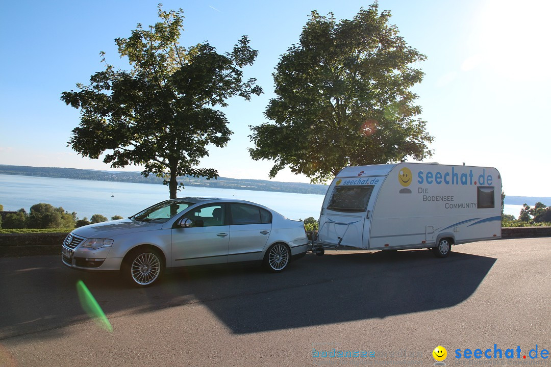 Wigald Boning durchquert den Bodensee: Friedrichshafen, 16.07.2014