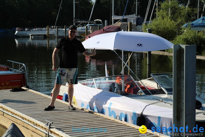 Wigald Boning durchquert den Bodensee: Friedrichshafen, 16.07.2014