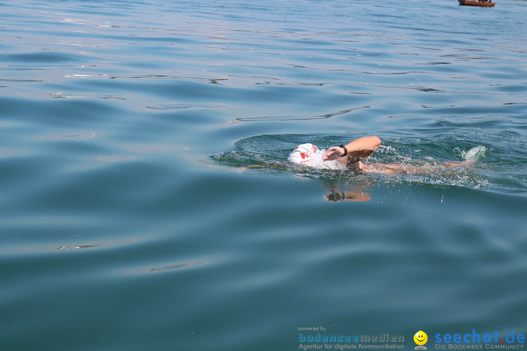 Wigald Boning durchquert den Bodensee: Friedrichshafen, 16.07.2014