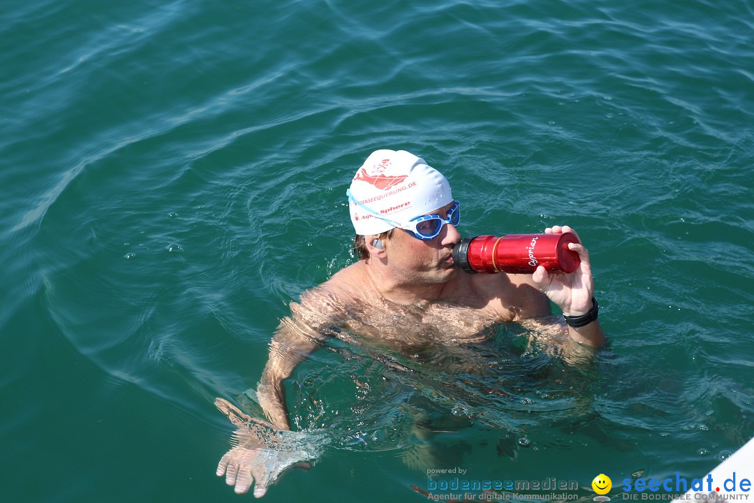 Wigald Boning durchquert den Bodensee: Friedrichshafen, 16.07.2014