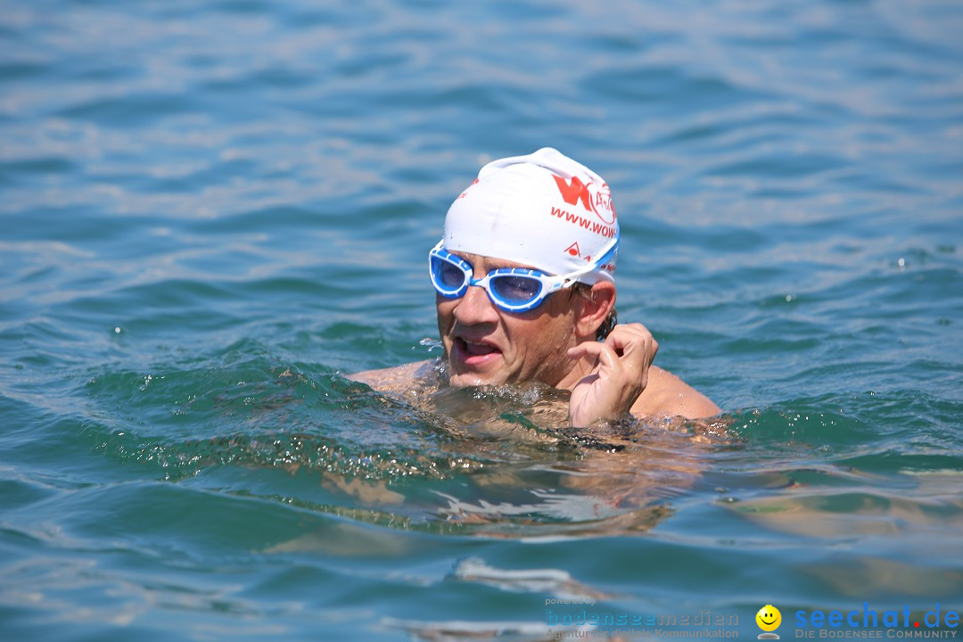 Wigald Boning durchquert den Bodensee: Friedrichshafen, 16.07.2014