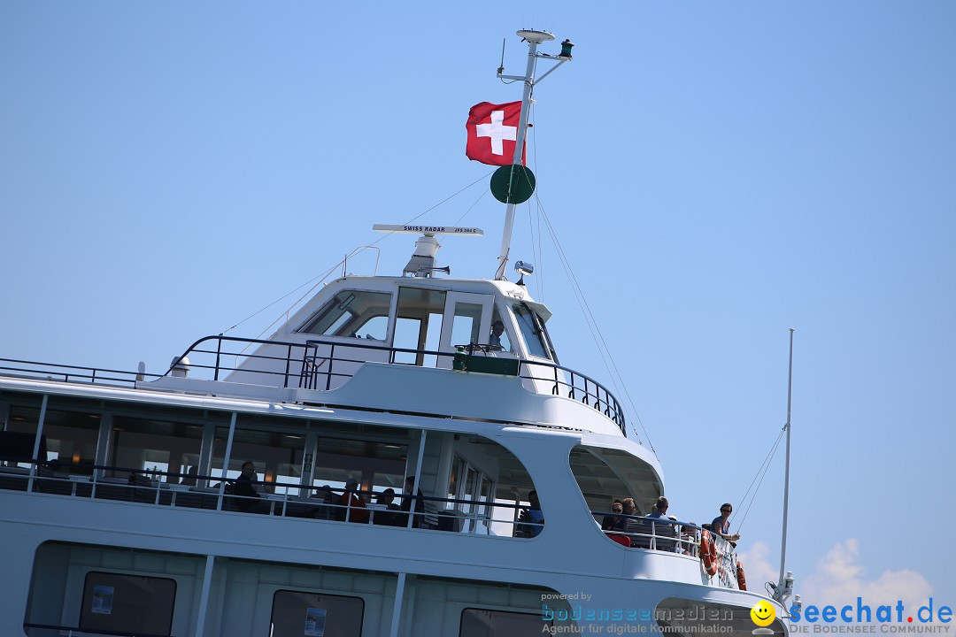 Wigald Boning durchquert den Bodensee: Friedrichshafen, 16.07.2014