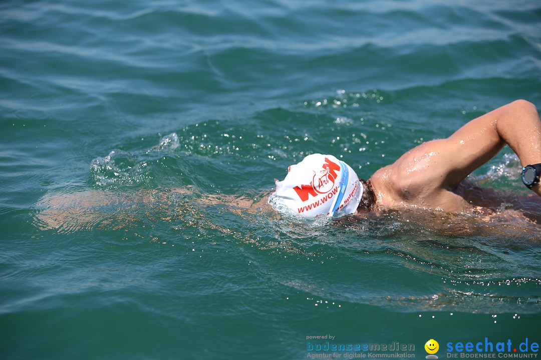 Wigald Boning durchquert den Bodensee: Friedrichshafen, 16.07.2014