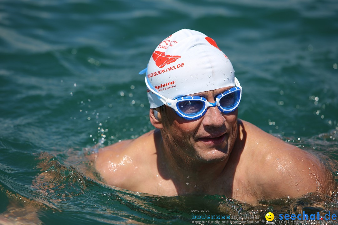 Wigald Boning durchquert den Bodensee: Friedrichshafen, 16.07.2014