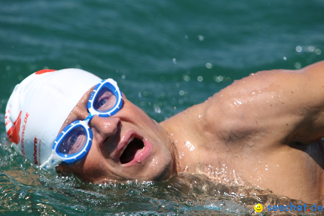 Wigald Boning durchquert den Bodensee: Friedrichshafen, 16.07.2014