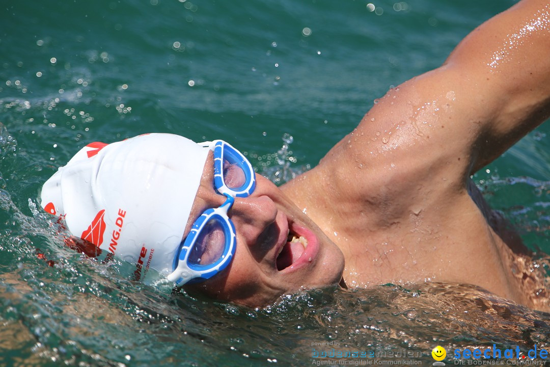 Wigald Boning durchquert den Bodensee: Friedrichshafen, 16.07.2014
