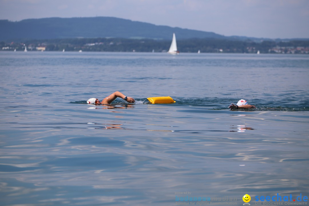 Wigald Boning durchquert den Bodensee: Friedrichshafen, 16.07.2014