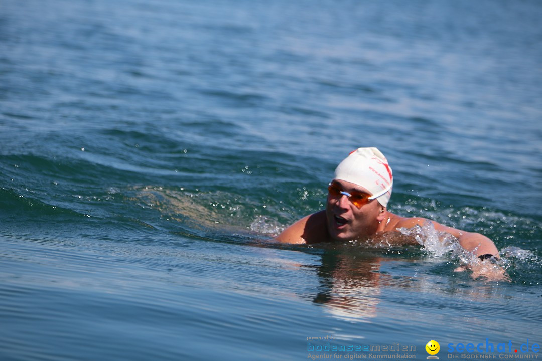 Wigald Boning durchquert den Bodensee: Friedrichshafen, 16.07.2014