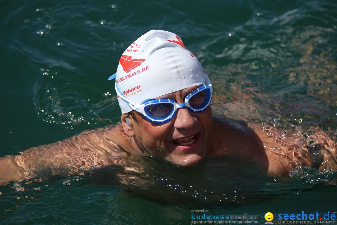 Wigald Boning durchquert den Bodensee: Friedrichshafen, 16.07.2014
