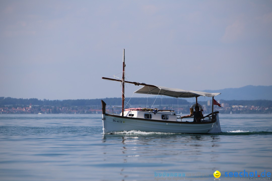 Wigald Boning durchquert den Bodensee: Friedrichshafen, 16.07.2014