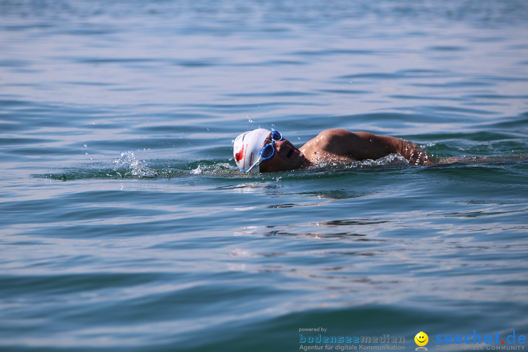 Wigald Boning durchquert den Bodensee: Friedrichshafen, 16.07.2014