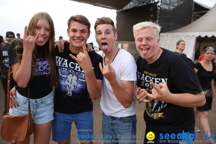 WACKEN Open Air: Finale mit Kreator und Megadeth: Wacken, 02.08.2014