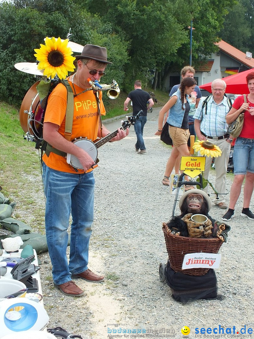 Flohmarkt und Fest: Oggelshausen in Oberschwaben, 02.08.2014