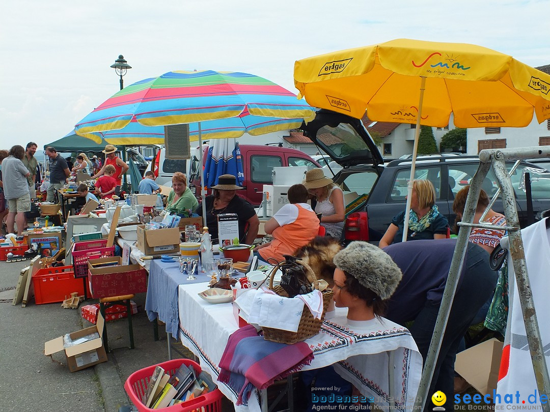 Flohmarkt und Fest: Oggelshausen in Oberschwaben, 02.08.2014