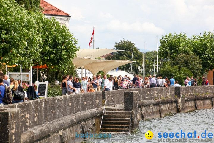 Uferfest und Fischerstechen: Langenargen am Bodensee, 03.08.2014