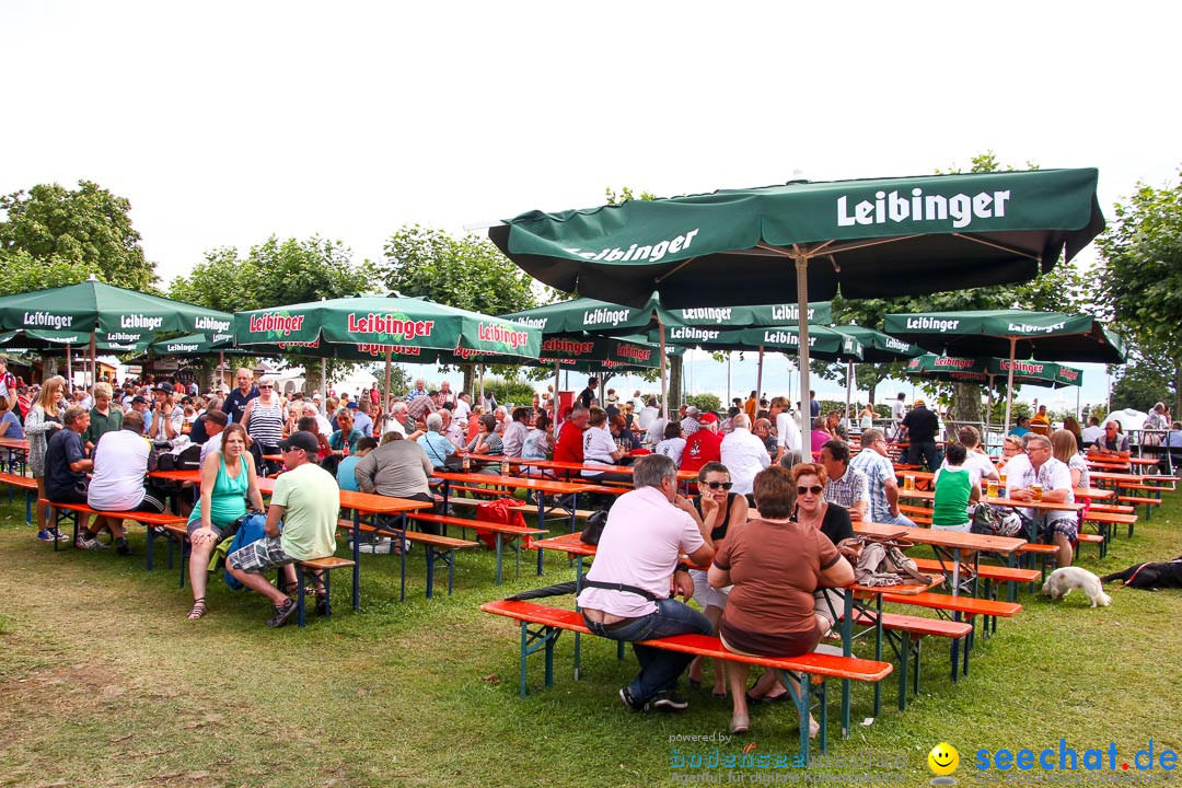 Uferfest und Fischerstechen: Langenargen am Bodensee, 03.08.2014