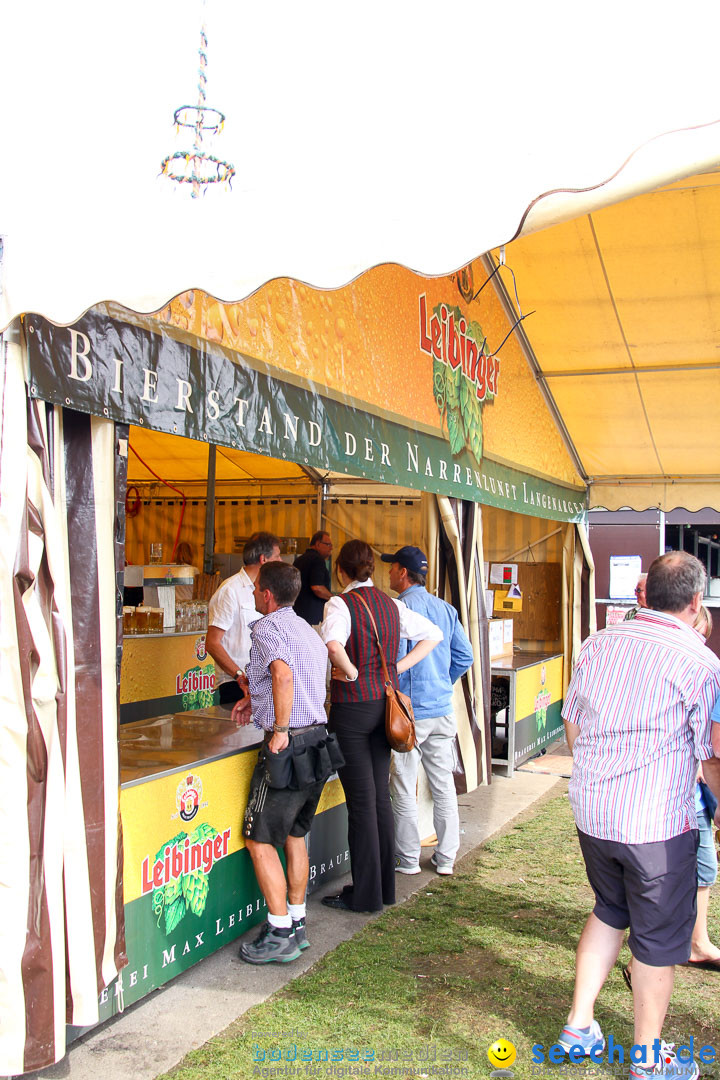Uferfest und Fischerstechen: Langenargen am Bodensee, 03.08.2014
