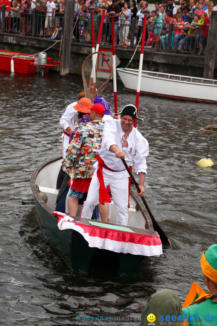 Uferfest und Fischerstechen: Langenargen am Bodensee, 03.08.2014