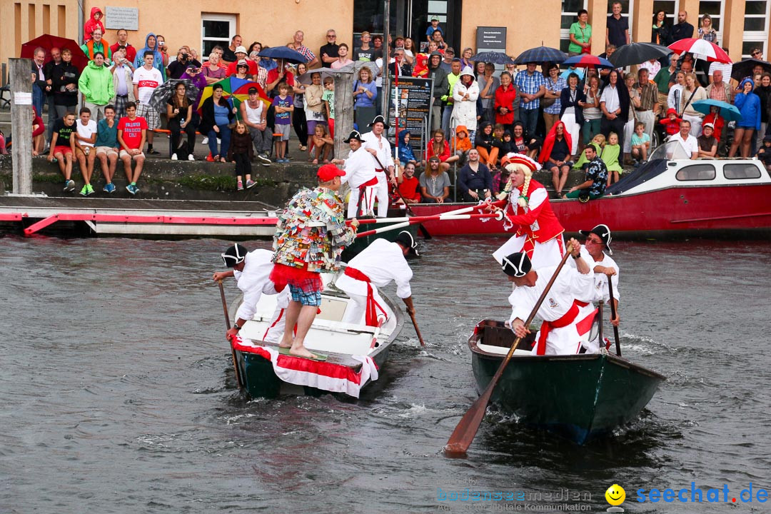 Uferfest und Fischerstechen: Langenargen am Bodensee, 03.08.2014