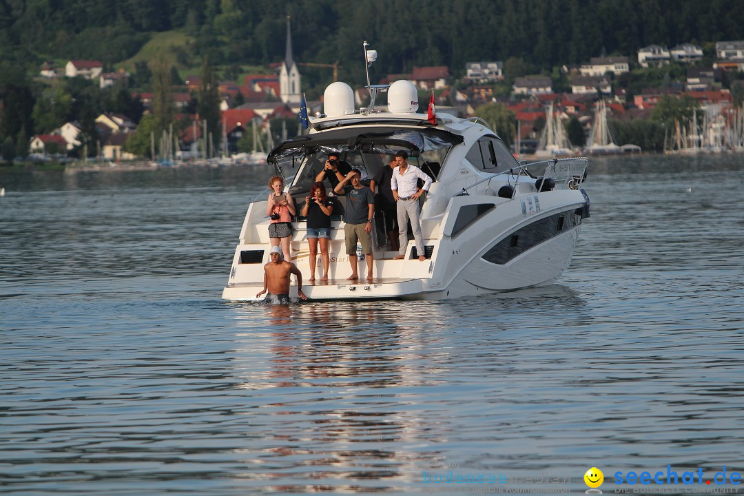 Bodenseequerung- seechat: Hamza Bakircioglu: Bodman, 04.08.2014
