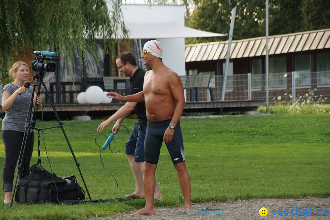 Bodenseequerung- seechat: Hamza Bakircioglu: Bodman, 04.08.2014