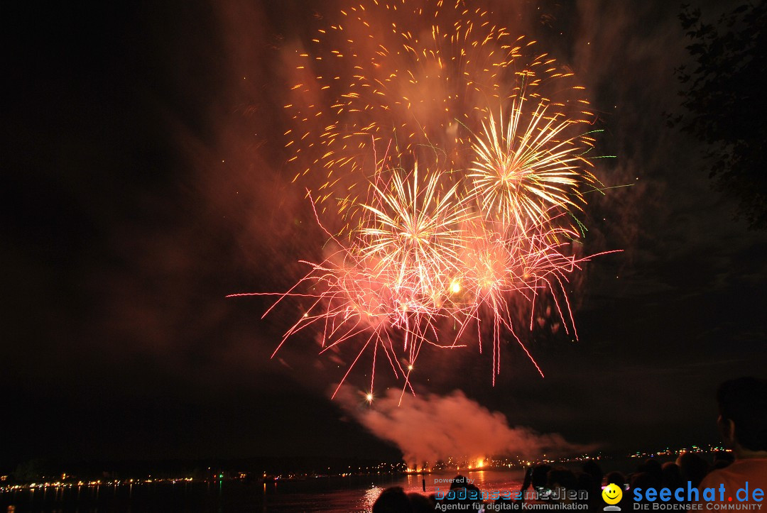 Konstanzer Seenachtfest mit Feuerwerk: Konstanz am Bodensee, 09.08.2014