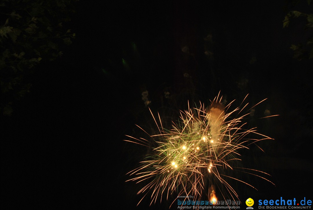 Konstanzer Seenachtfest mit Feuerwerk: Konstanz am Bodensee, 09.08.2014