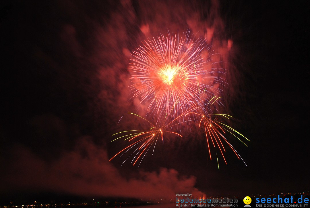 Konstanzer Seenachtfest mit Feuerwerk: Konstanz am Bodensee, 09.08.2014