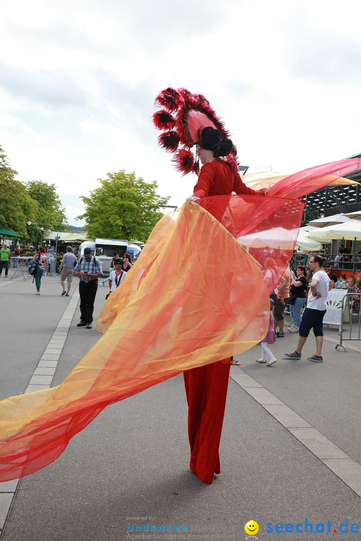 Konstanzer Seenachtfest mit Feuerwerk: Konstanz am Bodensee, 09.08.2014