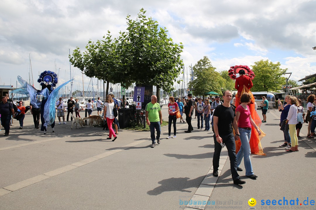 Konstanzer Seenachtfest mit Feuerwerk: Konstanz am Bodensee, 09.08.2014