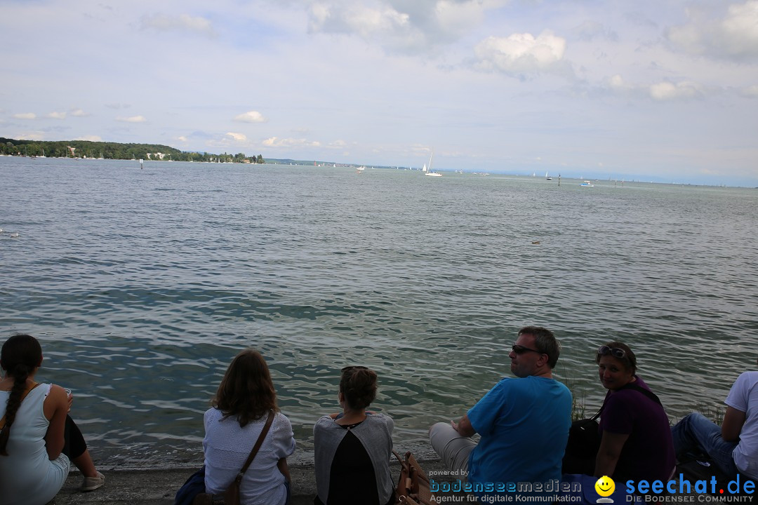 Konstanzer Seenachtfest mit Feuerwerk: Konstanz am Bodensee, 09.08.2014