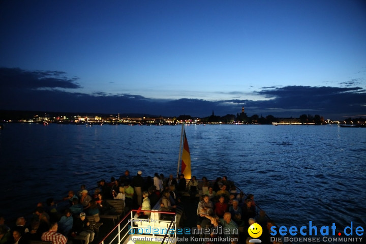Konstanzer Seenachtfest mit Feuerwerk: Konstanz am Bodensee, 09.08.2014