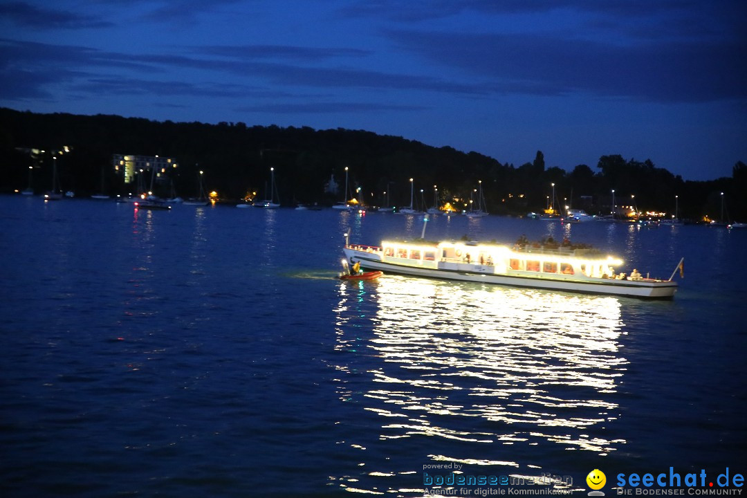 Konstanzer Seenachtfest mit Feuerwerk: Konstanz am Bodensee, 09.08.2014