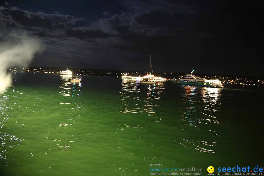 Konstanzer Seenachtfest mit Feuerwerk: Konstanz am Bodensee, 09.08.2014