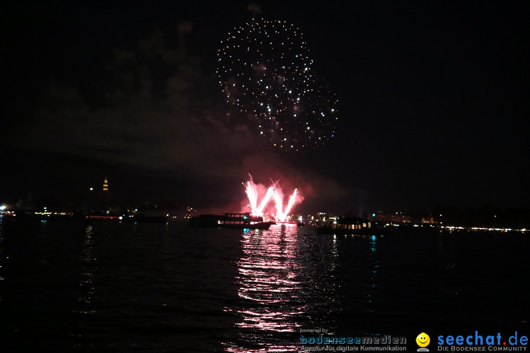 Konstanzer Seenachtfest mit Feuerwerk: Konstanz am Bodensee, 09.08.2014