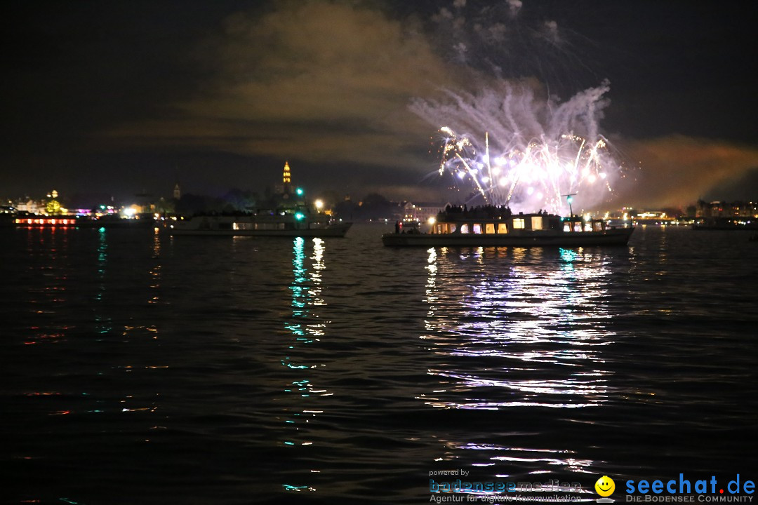 Konstanzer Seenachtfest mit Feuerwerk: Konstanz am Bodensee, 09.08.2014