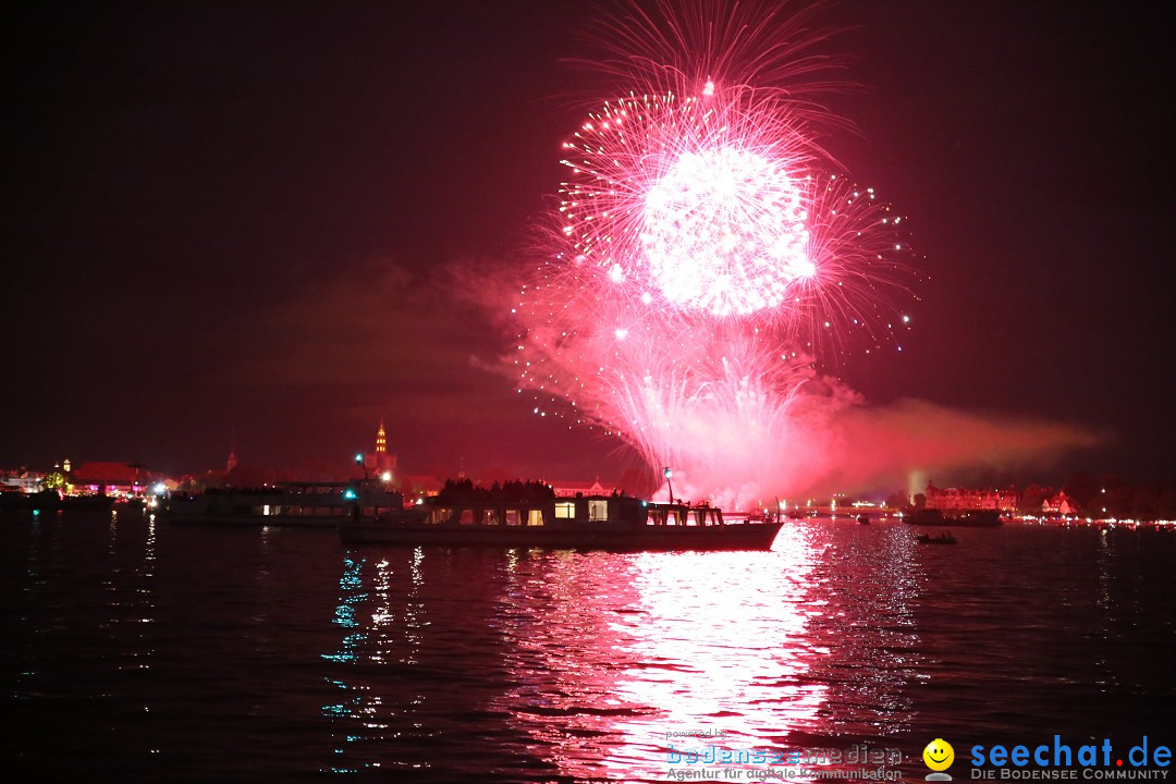 Konstanzer Seenachtfest mit Feuerwerk: Konstanz am Bodensee, 09.08.2014