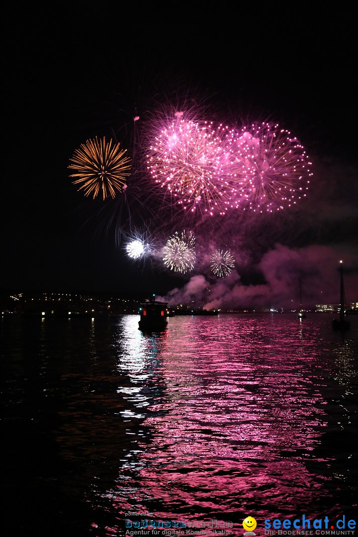 Konstanzer Seenachtfest mit Feuerwerk: Konstanz am Bodensee, 09.08.2014