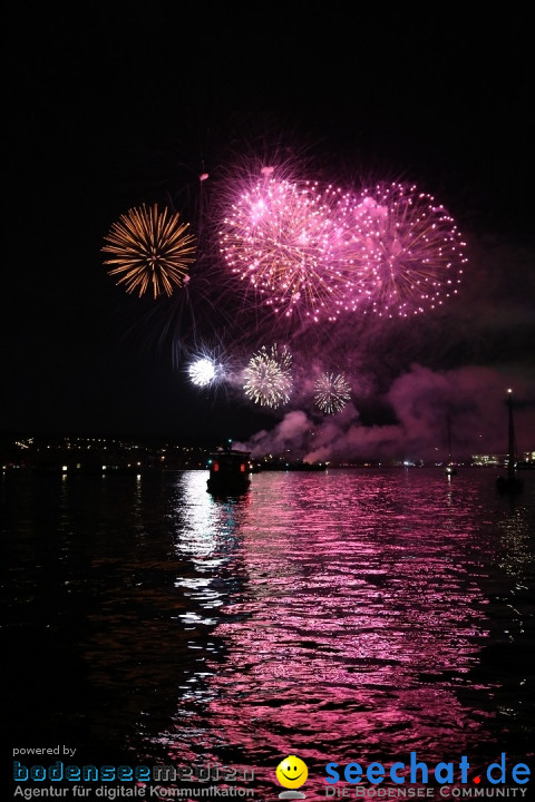 Konstanzer Seenachtfest mit Feuerwerk: Konstanz am Bodensee, 09.08.2014