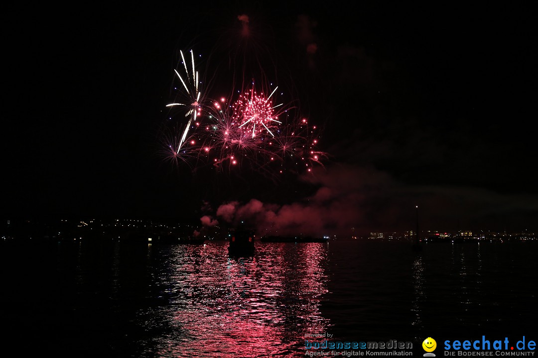 Konstanzer Seenachtfest mit Feuerwerk: Konstanz am Bodensee, 09.08.2014