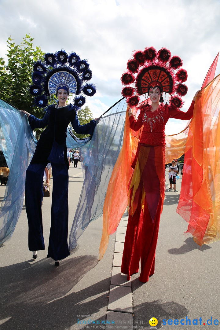 Konstanzer Seenachtfest mit Feuerwerk: Konstanz am Bodensee, 09.08.2014