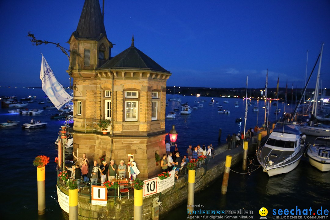 Konstanzer Seenachtfest mit Feuerwerk: Konstanz am Bodensee, 09.08.2014