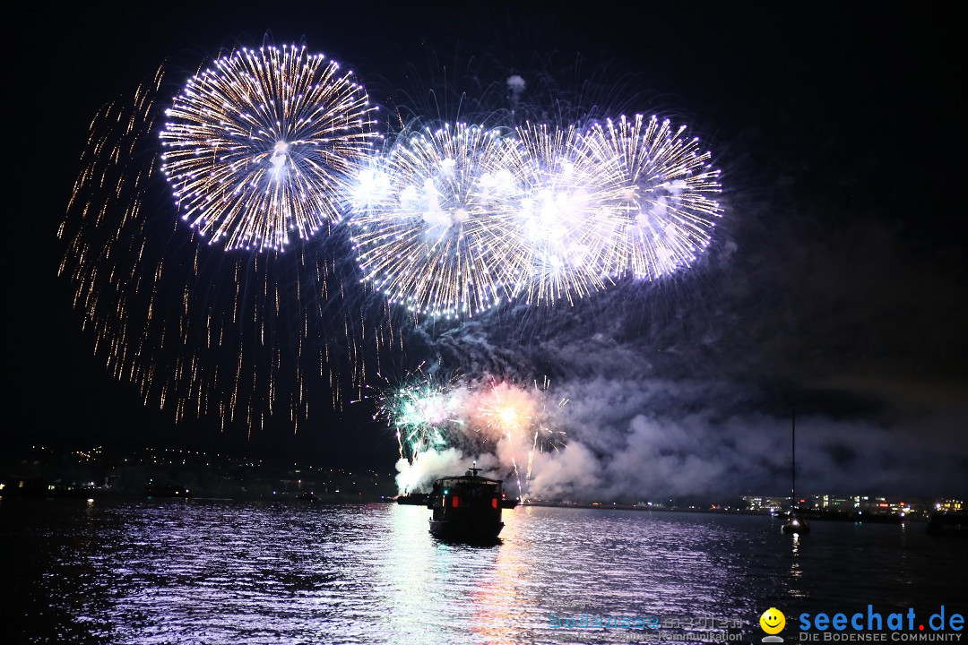 Konstanzer Seenachtfest mit Feuerwerk: Konstanz am Bodensee, 09.08.2014