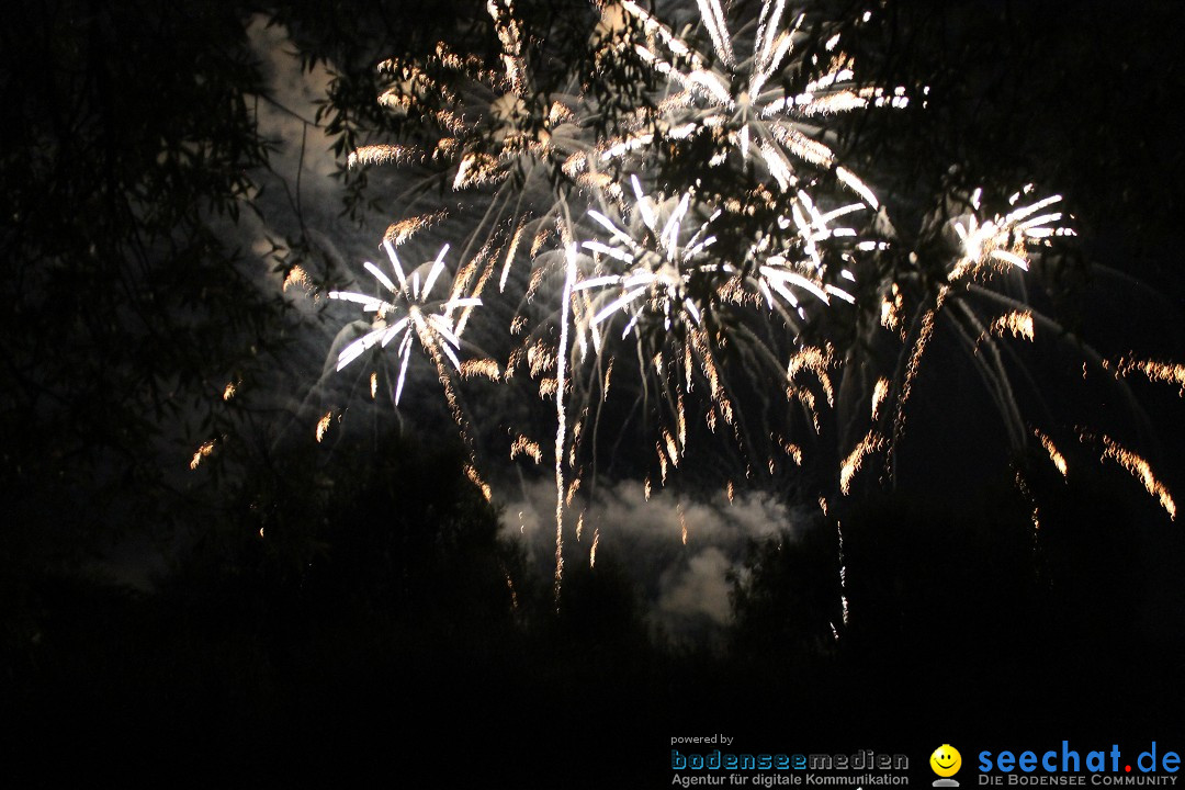 Seenachtfest mit Feuerwerk: Kreuzlingen am Bodensee, 09.08.2014