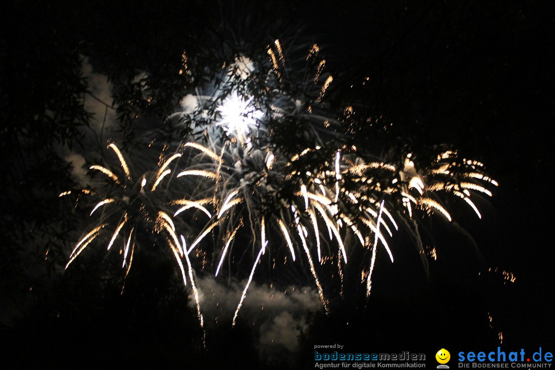Seenachtfest mit Feuerwerk: Kreuzlingen am Bodensee, 09.08.2014