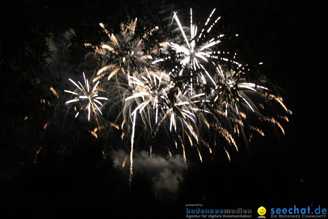 Seenachtfest mit Feuerwerk: Kreuzlingen am Bodensee, 09.08.2014