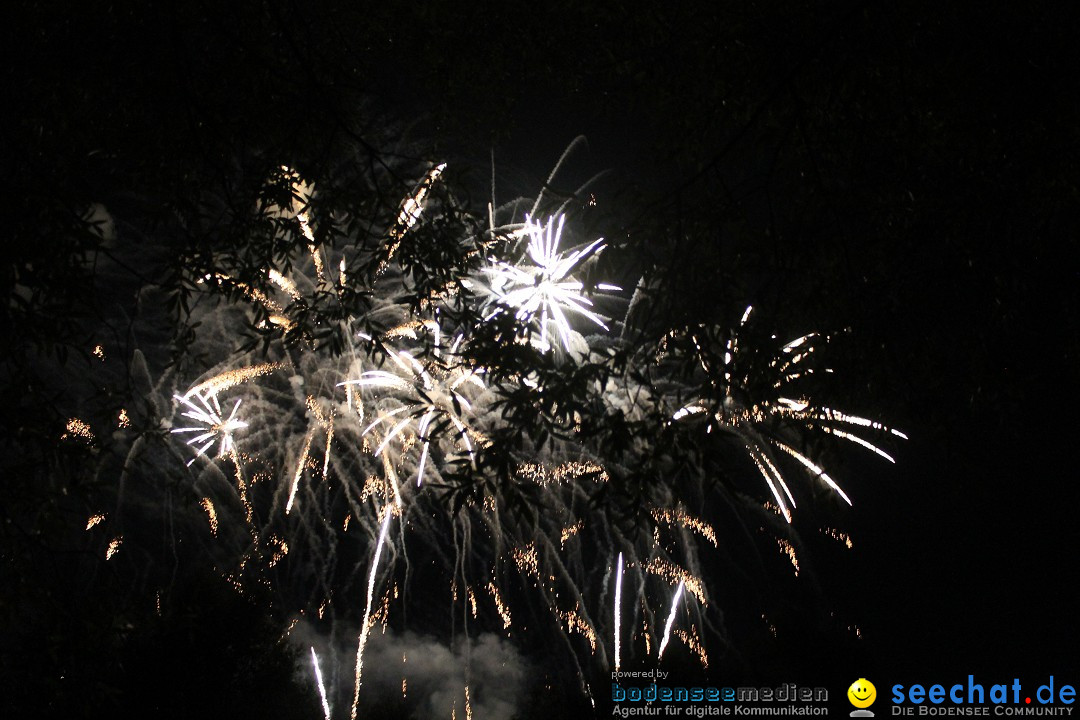 Seenachtfest mit Feuerwerk: Kreuzlingen am Bodensee, 09.08.2014